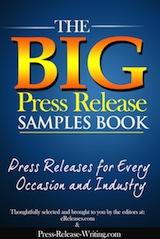 Free Big Press Release Samples Book from eReleases